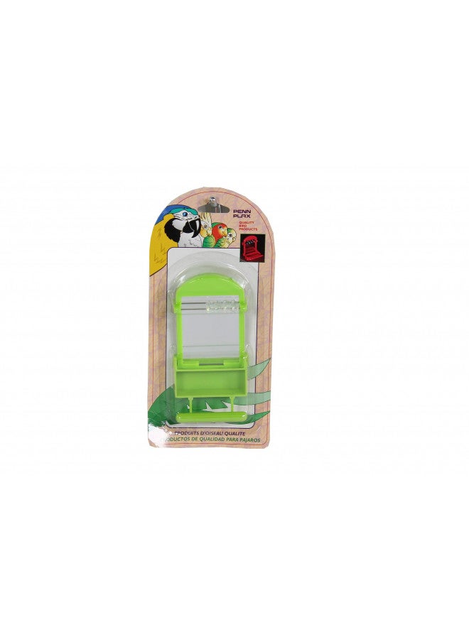 Penn Plax Penn-Plax Bird Life - Bird Perch with Mirror and Seed Cup - Image 4