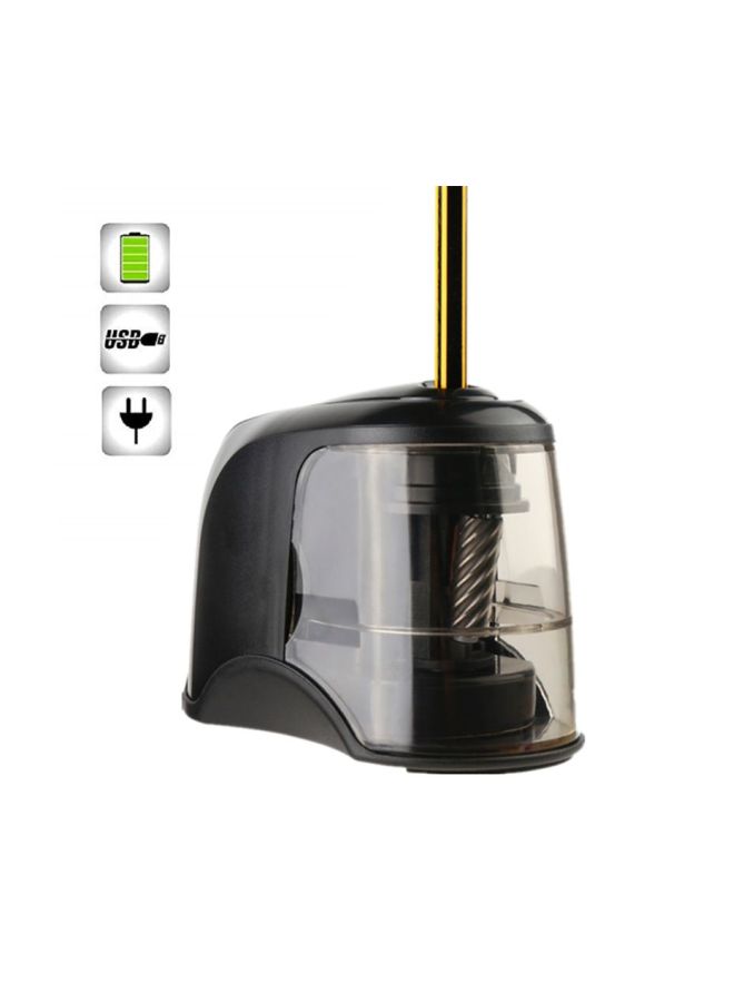 NIBEMINENT Simplicity Electric Pencil Sharpener Black - Image 2