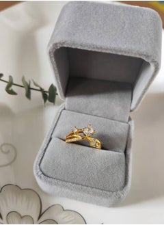 Generic Eight Hearts and Eight Arrows Plated PT950 Zircon Ring for Women, Adjustable Opening  - Image 2