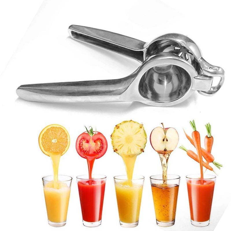 KONVIO Konvio Kitchen Lemon Squeezer with Premium Heavy Quality Duty Solid Metal Squeezer Bowl Large Manual Citrus Press Juicer and Lime SqueezerPerfect for Juicing Oranges Pomegranate Lemons Limes - Image 5