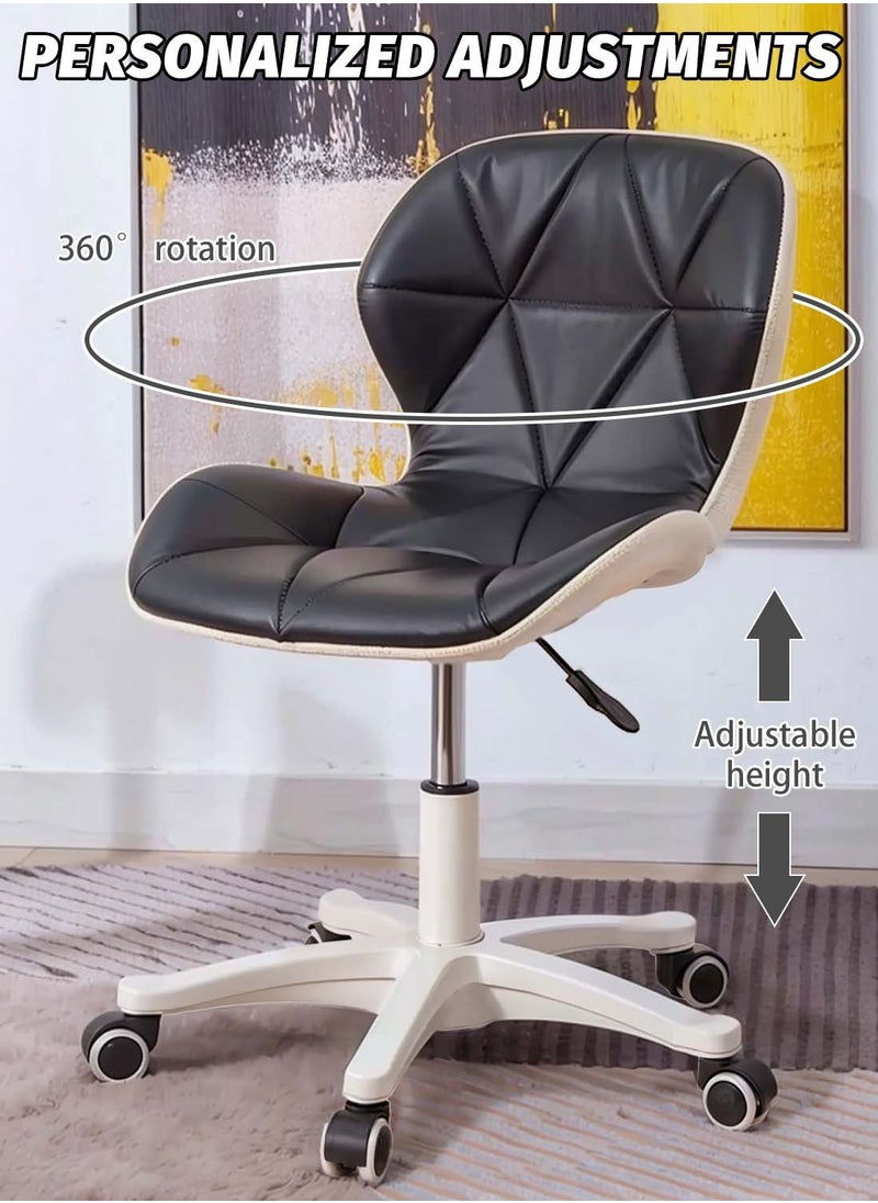 Study Chair, Ergonomic Modern Office Chair, Computer Chair, With High-Density Rebound Sponge, Soft And Comfortable, Adjustable Height