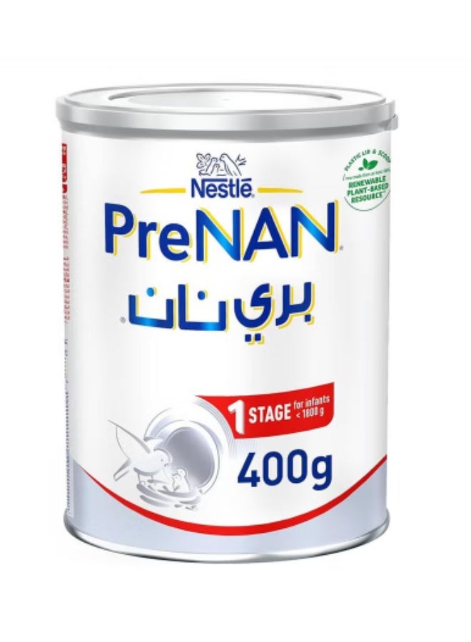حليب نستله بري نان المرحلة 1 للأطفال الخدج 400 غرام - تغذية متخصصة للأطفال الخدج