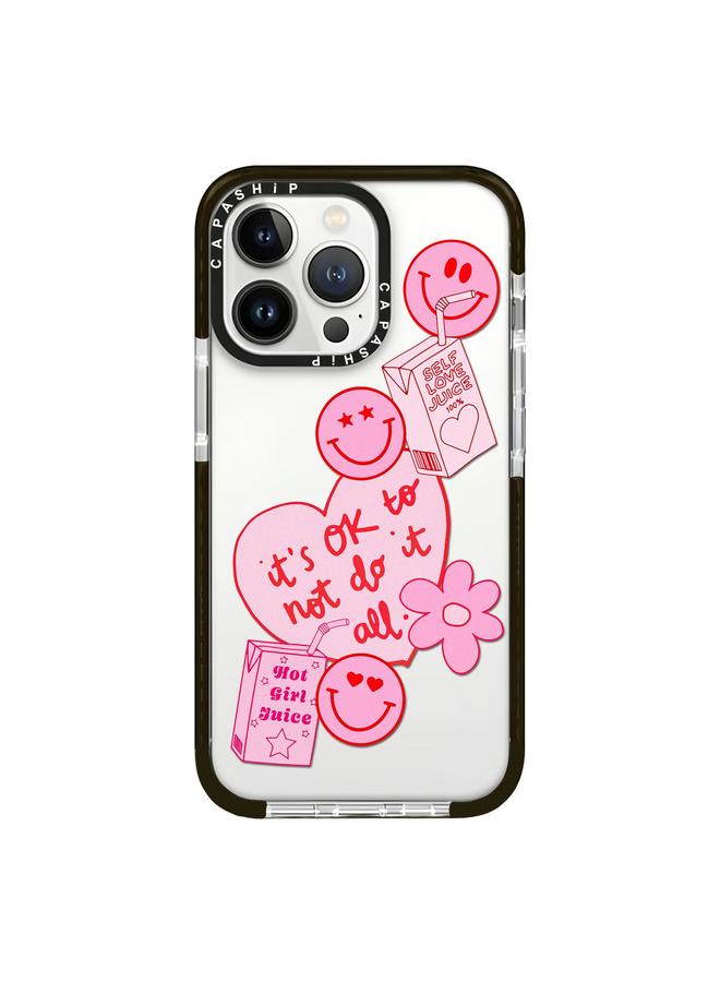 S-TOP Case For iPhone 16 Pro Simple Illustration Pattern Full Coverage Phone Case - Image 1
