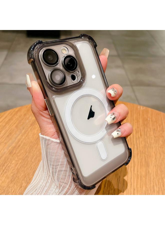 اس-توب جراب لهاتف iPhone 15 Pro من الأكريليك الشفاف + جراب مغناطيسي من مادة TPU MagSafe - Image 1