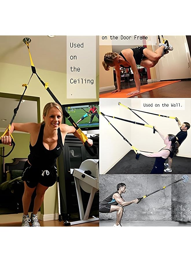 Bolivia's Ceiling Mount Anchor, Suspension Bracket With 4 Expansion Screws, Straps X Mounts Anchor For Olympic Rings Training Yoga Swing Battle Ropes Resistance Band And Boxing Equipment  - Image 4