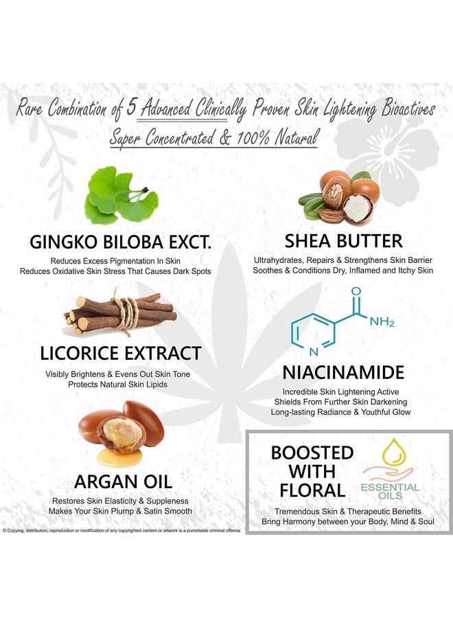 SolaceDeArtisan 5In1 Advance Skin Lightening Body Butter 200Ml 100% Natural & Non Sticky Formula - Image 4