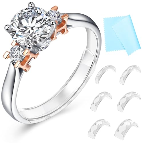 Haiou Ring Sizers for Loose Rings Ring Guards for Loose Rings Fit Any Rings, Invisible Ring Size Adjuster Never Sliding Off and Spinning - Image 1