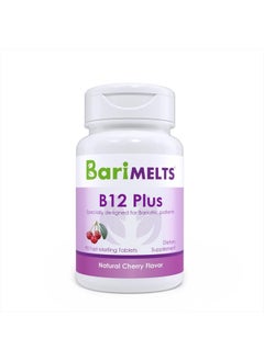 BariMelts Vitamin B12 Plus - 3 Month Supply (90 Fast-Dissolving Tablets) - Post-Op Bariatric Vitamins with Methylcobalamin B12, Vitamin B6, Methylated Folate, and Biotin​  - Image 1