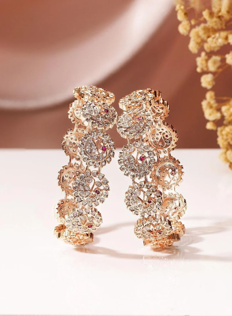 Priyaasi Rose AD-Studded Bangles