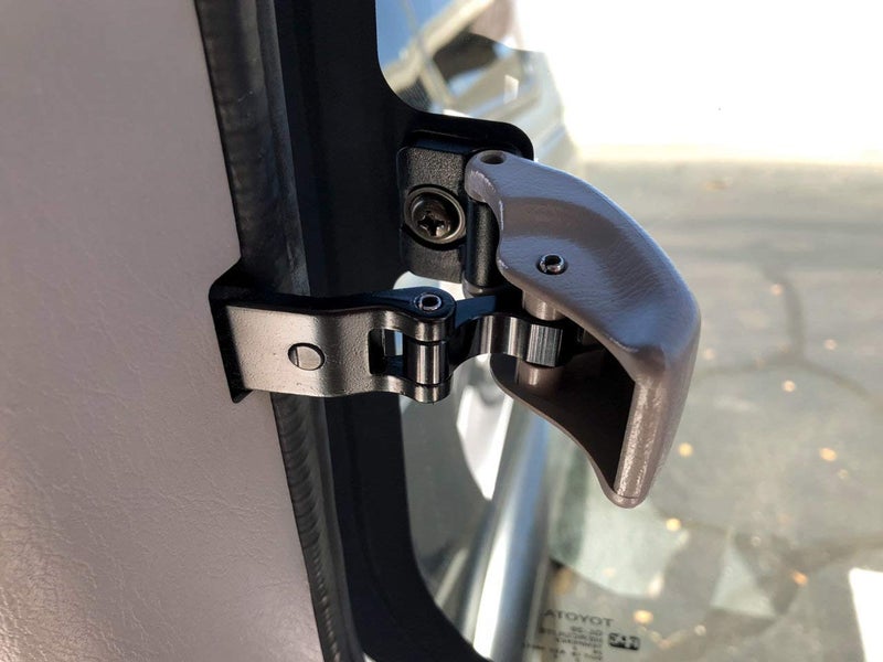 DEF Window Latch Hinge Pivot for First Gen Tacoma Tundra Rear Quarter Window 1995-2004 Tundra 2000-2006 Xtracab 2pcs(Black) - Image 3