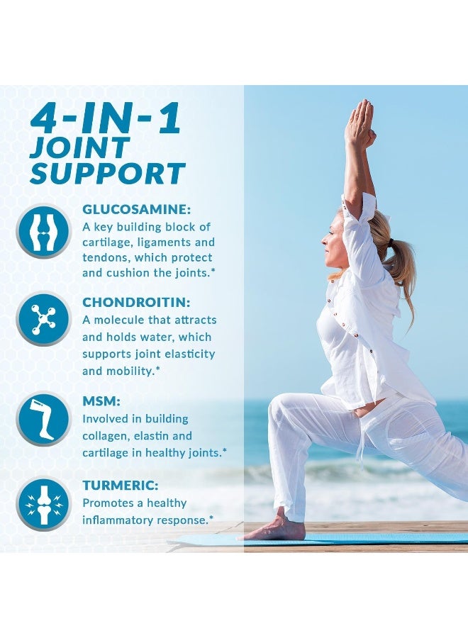 فيتا بريز جلوكوزامين كوندرويتين MSM والكركم، 248 كبسولة - Image 2