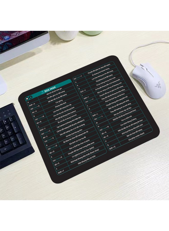Mouse Pad 3025 Thickened Vietnam Special Precision Lock Edge Spot Office Desk Pad Mouse Pad-Pattern:COREL  - Image 2