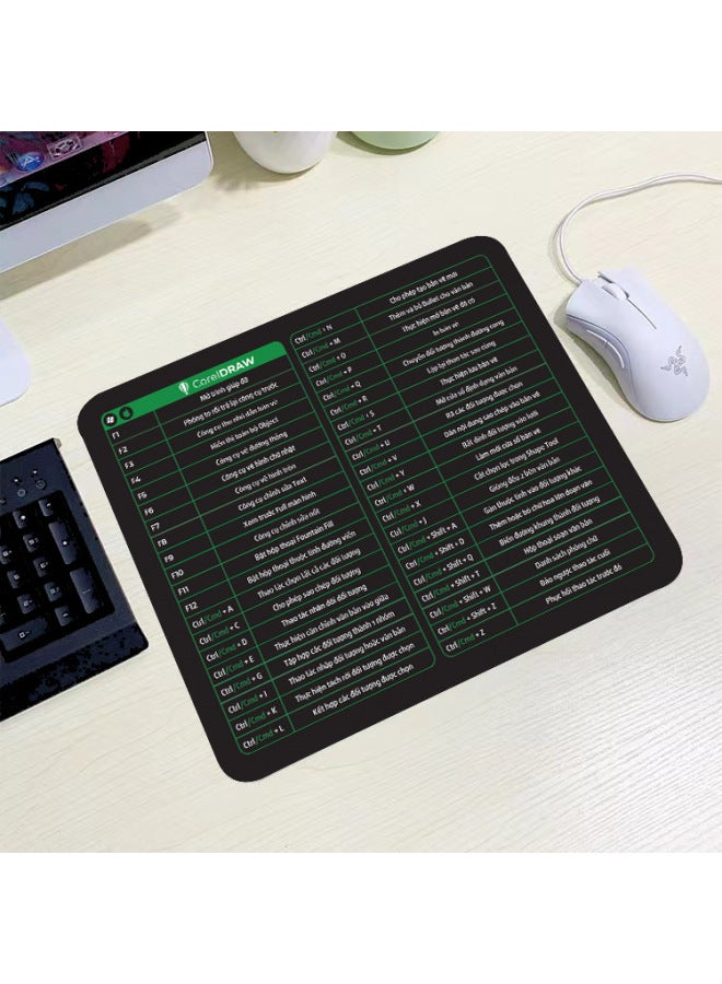 Mouse Pad 3025 Thickened Vietnam Special Precision Lock Edge Spot Office Desk Pad Mouse Pad-Pattern:COREL  - Image 1
