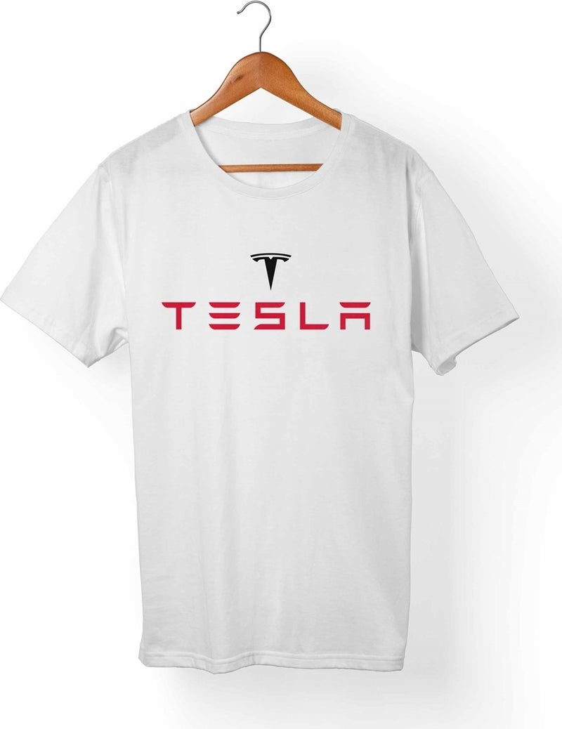 Alfa Tshirt Tesla Kids White T-Shirt 