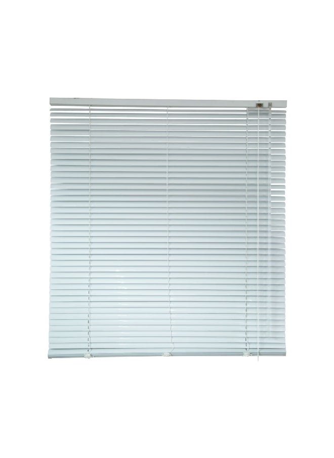 SUNFREE - Cord Pull and Turning Bar Control Adjustable Mini Aluminium Blind White 90 x 180 cm YA08001 - Image 1
