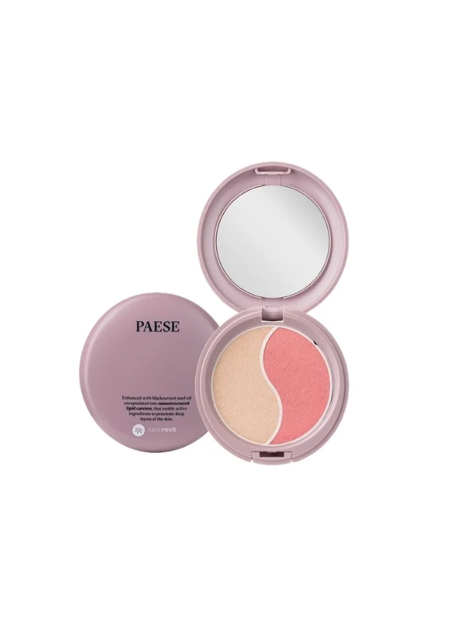 بيز Nanorevit Glow Duo Effect (Illuminating Powder & Blush)