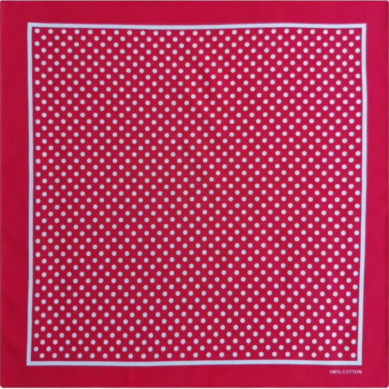 Western Cowboy Outfit Cotton Small Square Scarf Neck Tie American Retro Headscarf Ami Khaki Neckerchief Biker Pants Scarf For Men - Image 1