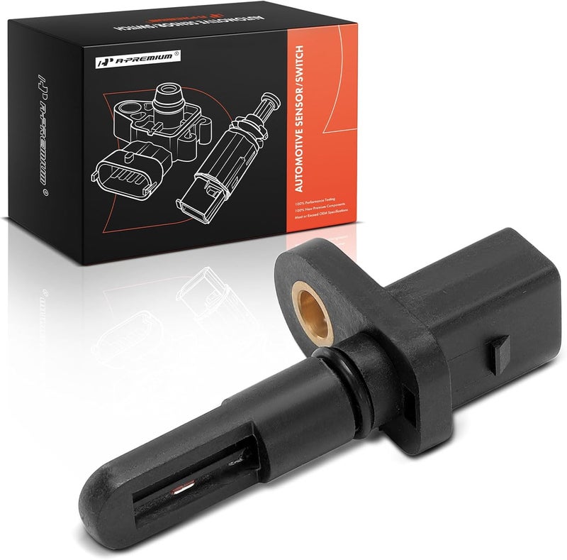 A-Premium Air Charge Temperature Sensor Compatible with Audi A3 2006-2013 A4 A5 A6 Quattro Q5 TT Quattro Volkswagen Beetle 2003-2013 CC Eos Golf Jetta Passat Tiguan - Image 1