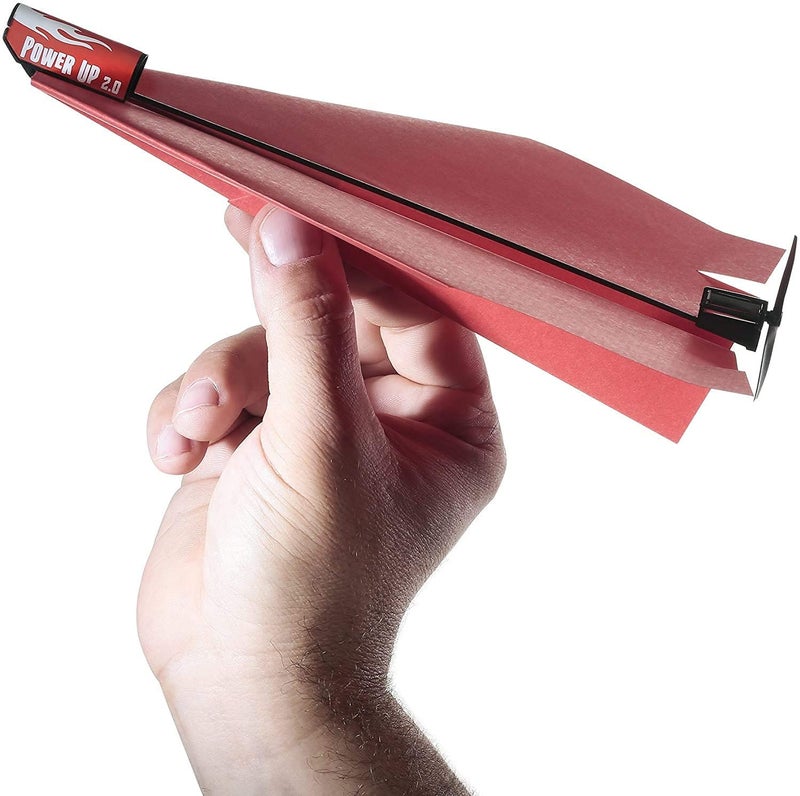 PowerUp POWERUP 2.0 Paper Airplane Conversion Kit | Electric Motor for DIY Paper Planes | Fly Longer and Farther | Perfect for Kids & Adults | Ready to Use Aeroplane Engine Kits  - Image 1