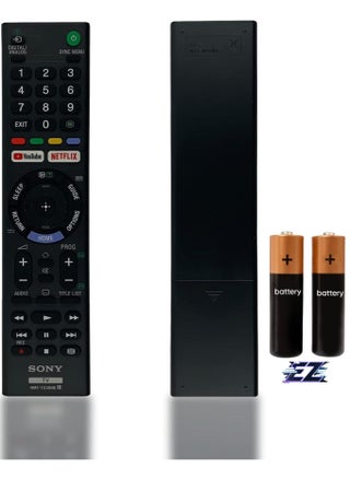OEM Sony RMT-TX300E Remote Control Compatible with Bravia TV Models: KD43X7000E KD-43X7000E KD43X7000F - Includes Netflix and YouTube Hotkeys with battery - pzsku/Z3F7F4A7CDC1D2E4489DBZ/45/_/1733639583/d52b3ea7-8bb3-4b15-9114-03dabeeb2897