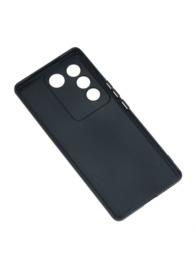 vesus VIVO V27 Pro/V27 5G Case Cover with Anti Fingerprint and Scratch Prevention Shockproof Soft Silicone Tpu Back Cover with Lens Camera All Body Protection - Image 3