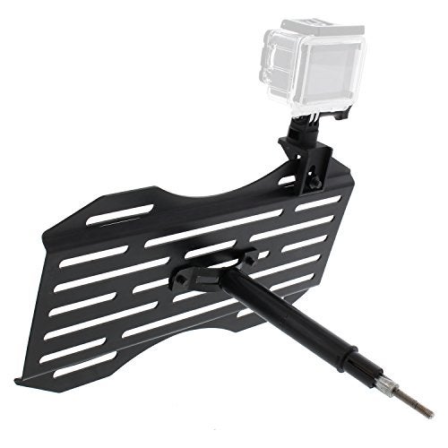 DC Sports Pilot Automotive Sports LPR-100 Universal Front License Plate Tow Hook Relocation Mounting Kit Black 12.75 Inch - Image 4