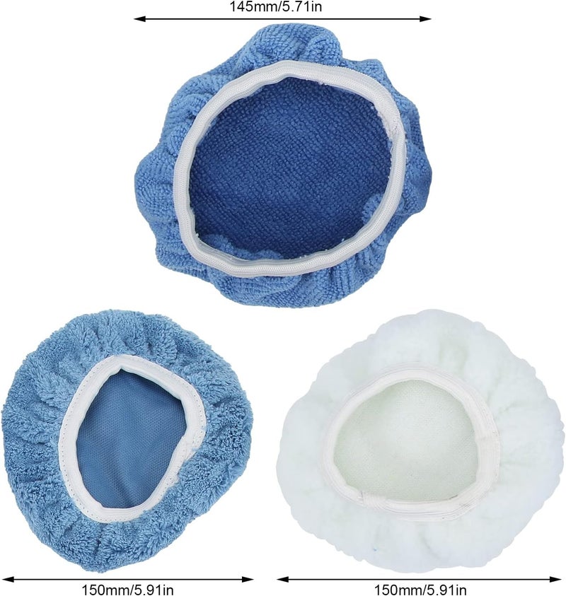 Various color options Keenso 12Pcs Polishing Bonnet Pads, Fiber Buffer Pad Cover Bonnet Set with Elastic Design, for Car Polisher 5 to 6 Inches Heavy load resistant Demand-based stock planning Safe silicone build All temp range compatible build Balanced universal design Cross-material combo compatible Multi-market varied design options All environment compatible All preference matching build Budget friendly trendy design Single & bulk use compatible Flexible use switching Medium weight Assorted natural tone picks Varied global sizing picks KSA market compliant quality Dense material N/S/C nationwide deliver Simple multi-feature universal build Gulf popular simple design Economical upgraded quality Chemical free KSA market popular practical build Bulk storage easy optimized build - Image 2