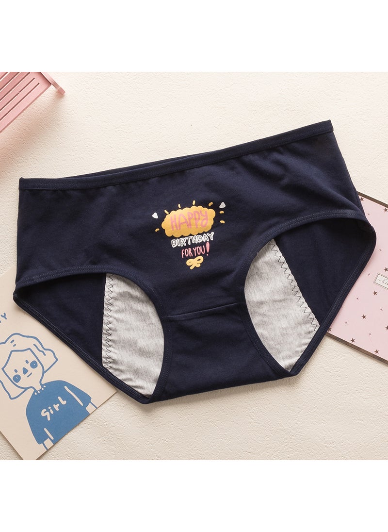 Generic - Pure Cotton Menstrual Pants For Teenage Girls Anti-Leak Breathable Period Underwear Special Design For Girls 15 Years Old Stars - Image 1