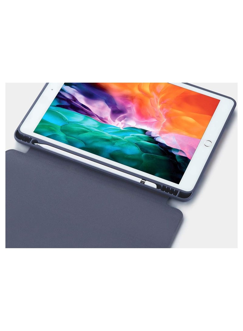 DUSALA Smart Case Compatible For iPad 10.2 Inch With Pencil Holder Slim Soft  Smart Trifold Stand Protective Full Body Cover - Image 3