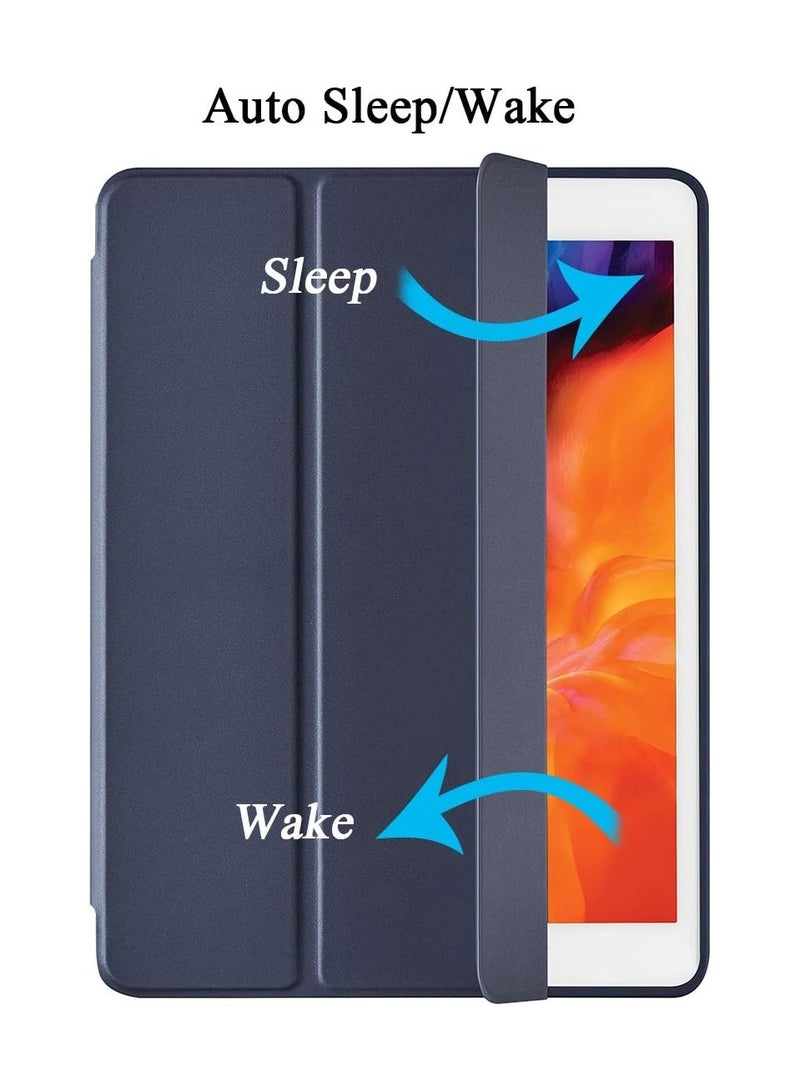 DUSALA Smart Case Compatible For iPad 10.2 Inch With Pencil Holder Slim Soft  Smart Trifold Stand Protective Full Body Cover - Image 4