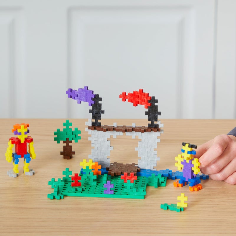 Plus-Plus بلس بلس - تعلم بناء خلط الألوان الأساسية، 400 قطعة - لعبة بناء STEM/STEAM، قطع أحجية مصغرة متشابكة للأطفال - Image 3