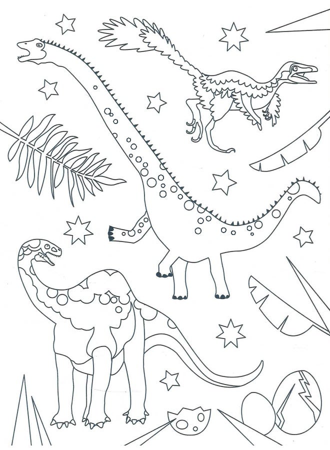 T-Rex Buddies Fairy Poster & Paint Book  - Image 5