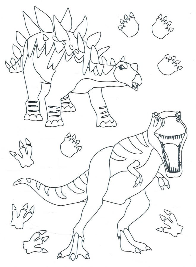 T-Rex Buddies Fairy Poster & Paint Book  - Image 3