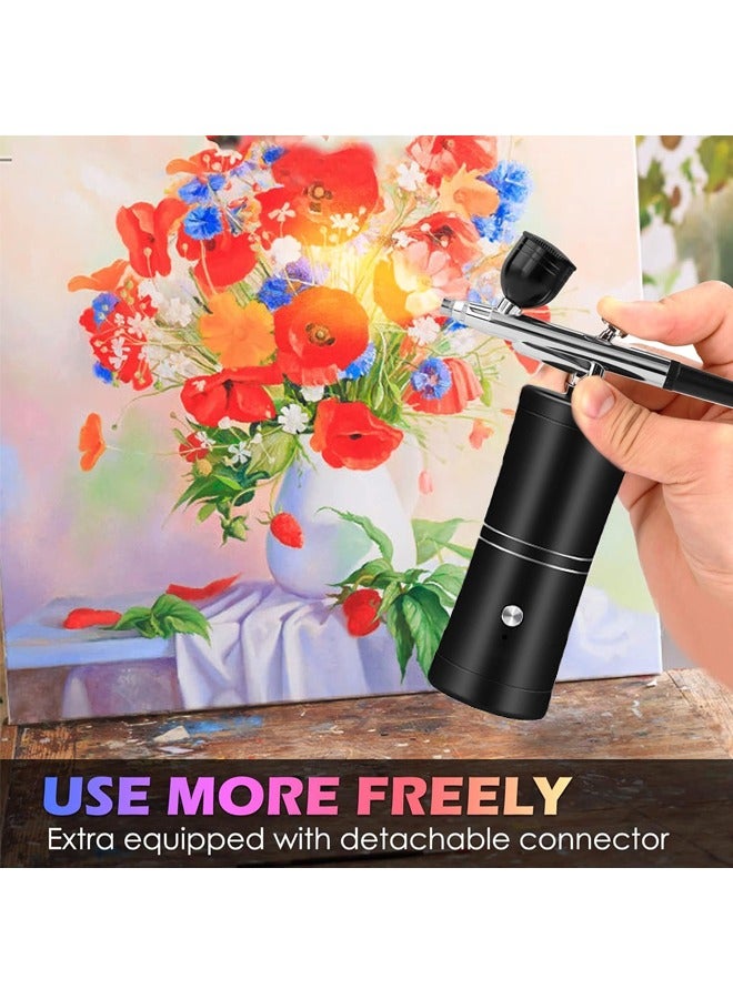 Skin Need Portable Oxygen Injection Airbrush Kit with Compressor, High-Pressure Face Spray Pen for Skin Care, Anti-Aging & Whitening, Home Use  - Image 4