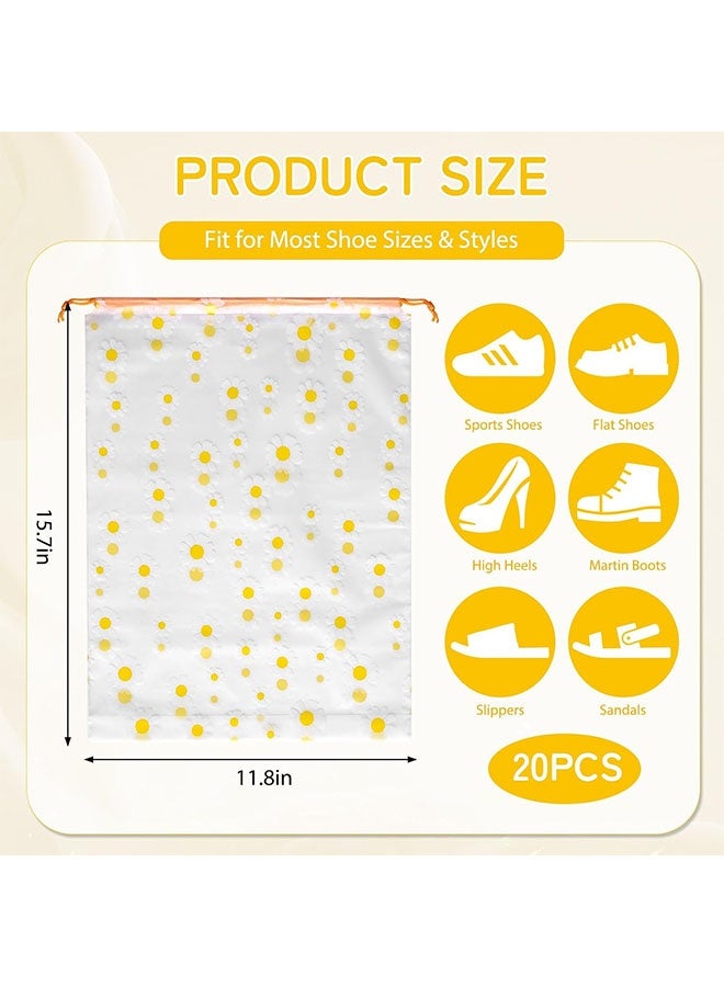 Shoe Bags for Travel, Waterproof Drawstring Shoe Bags for Packing - Image 2