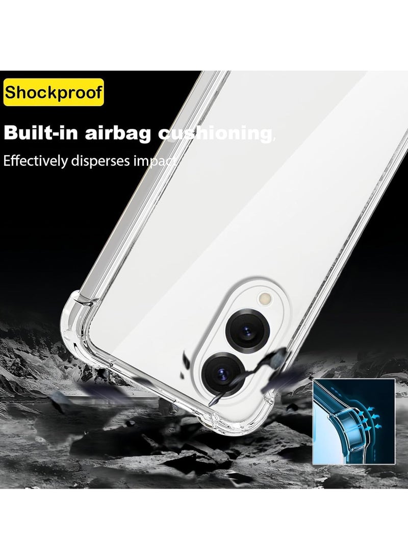 Generic - Case for Samsung Galaxy S25 Edge Samsung S25 Edge Clear Phone Case with Reinforced Corners Protection Bumper Slim Fit Shockproof Flexible TPU Case for Samsung Galaxy S25 Edge Transparent - Image 1