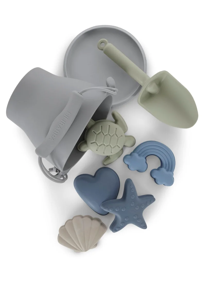 FILIBABBA Filibabba Silicone Beach Set - Blue