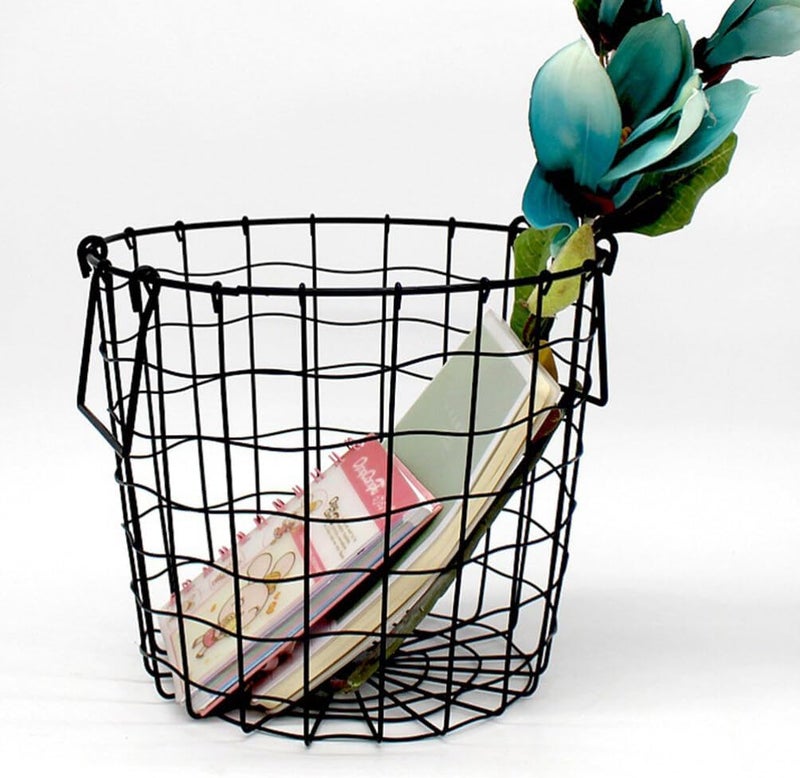 Global upgraded economical craftsmanship Black Basket Hamper Hollow-out Portable Metal Basket Multi-use qualified quality Elegant multi-option build Year round in stock Classic practical design Precision made All storage type compatible Occasional & permanent usable Light precision processed material Fine detail Ready varied options Fault optimized construction Field tested quality Varied size selections Diverse purchase plan Safe approved storage space Detachable clean No overseas transit wait Organized shipment arrange Pop-area nearby warehouse Easy daily handling design All environment compatible Seasonal & permanent compatible Stackable design Continuous warehouse supply - Image 5