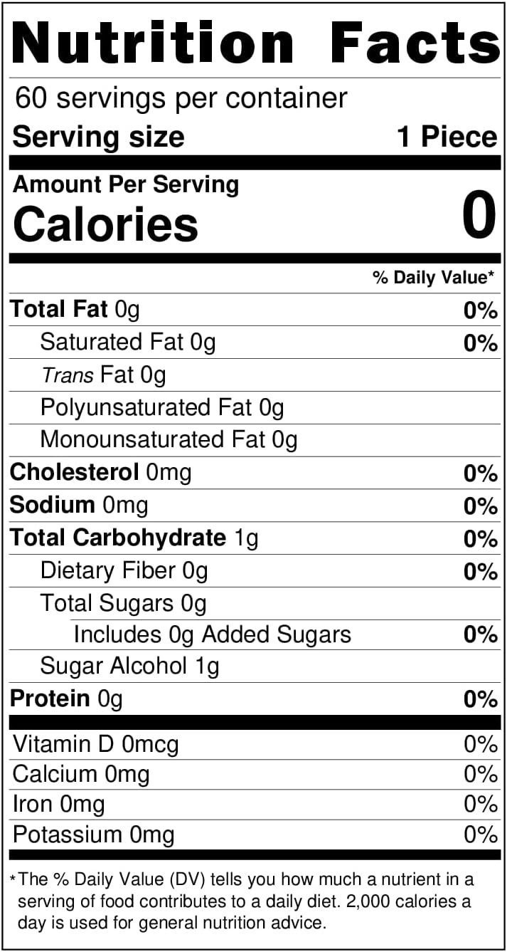 crait Hydroxyapatite Gum with Xylitol - Sugar-Free Mint Chewing Gum, 60 Pieces - Image 2