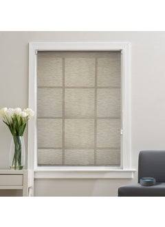 Deco Window Deco Window Sheer Roller Blinds for Windows 30 Inches W X 84 Inches H Dark Beige RollUp Shades Light Filtering Sun UV Protection Polyester Curtains for Home Office  - Image 1