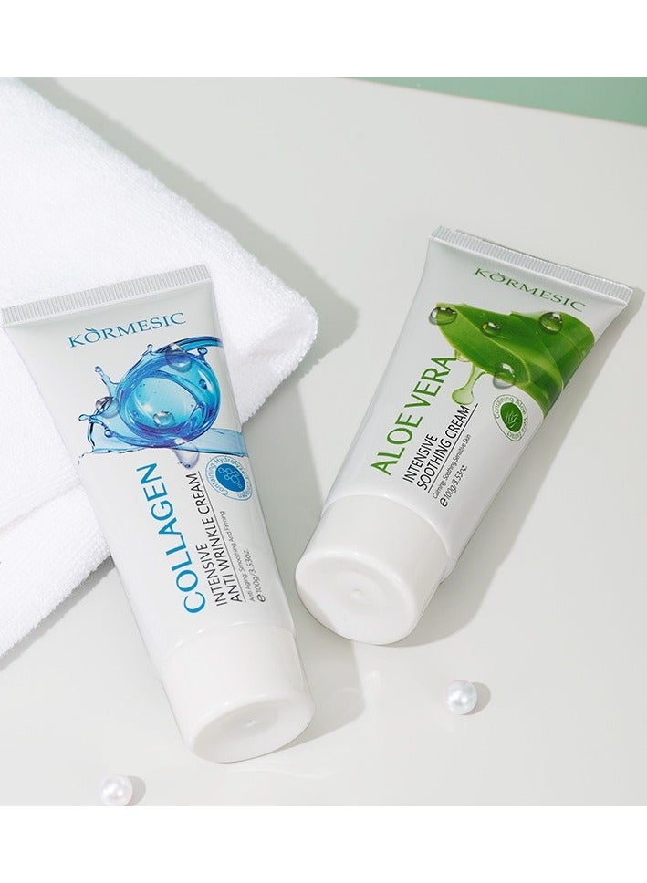 Kormesic 2pcs كريم الكولاجين-100g تشديد وترطيب كريم الوجه - Image 4