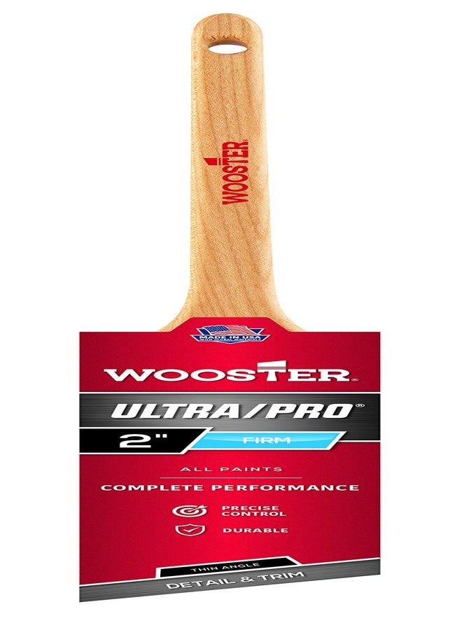 Wooster 912-0041810020, 2-Inch Brush 4181-2 Ultra/Pro Firm Willow Thin Angle Sash Paintbrush - Image 2