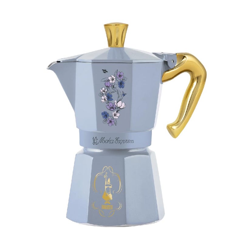 Bialetti â€“ Moka Express Bridgerton: Iconic stovetop Espresso Maker â€“ Official Netflix License, 6 Cups (6 oz.), Aluminum - Image 2