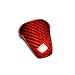suupar Real Carbon Fiber Gear Shift Knob Cover Trim for Subaru Crosstrek 2024 2025 2026Forester 2025 2026Outback 2025 2026 for Subaru Accessories 2025 2026 RED - Image 3