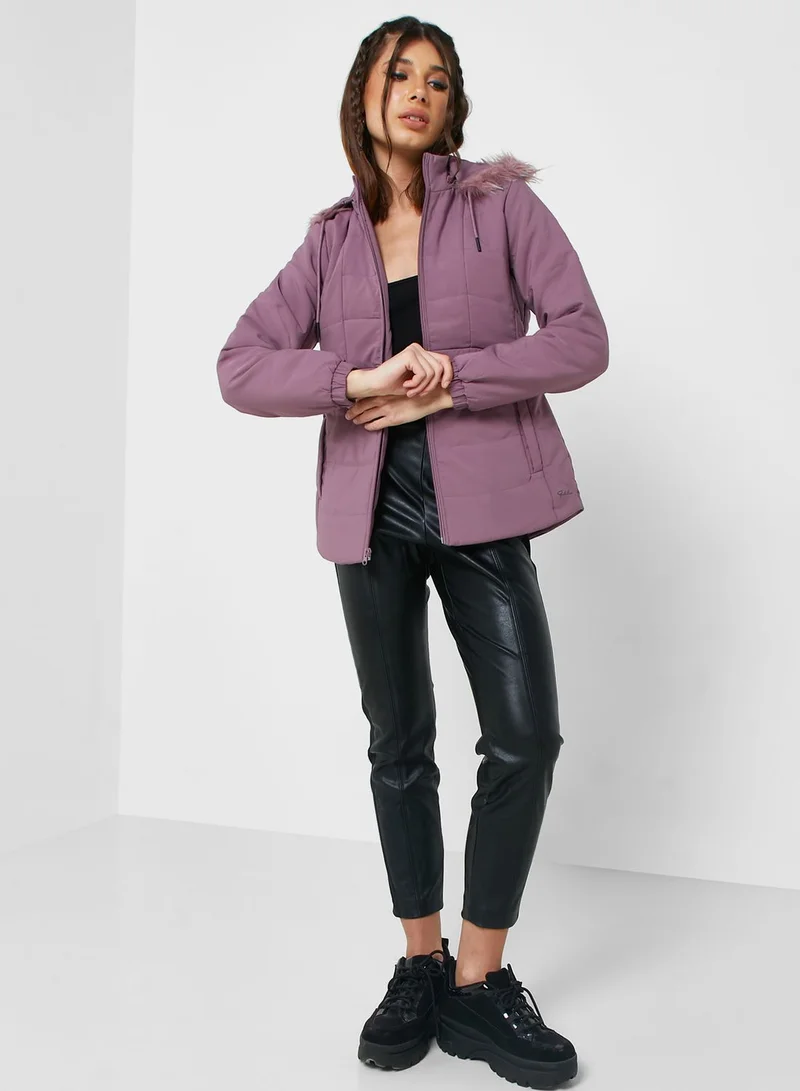 Fort Collins Urban Minx Urban Minx Longline Padded Jacket With Hood