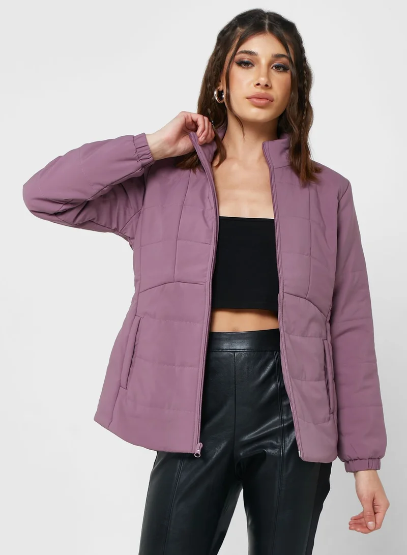 Fort Collins Urban Minx Urban Minx Longline Padded Jacket With Hood