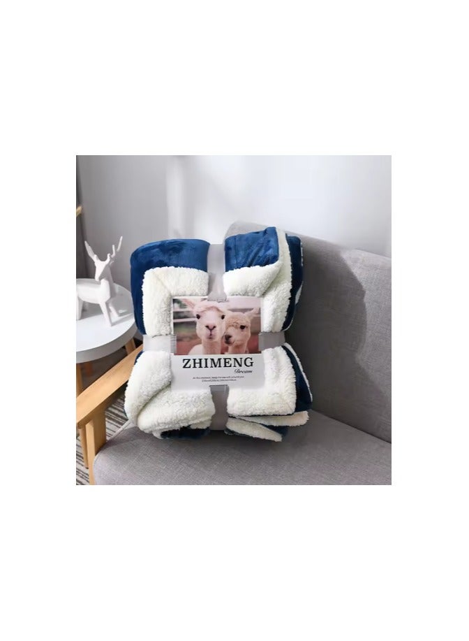 زيمينج بطانيه ناعمه/ غطاء سرير /مصنوعه من صوف الاغنام - Image 1