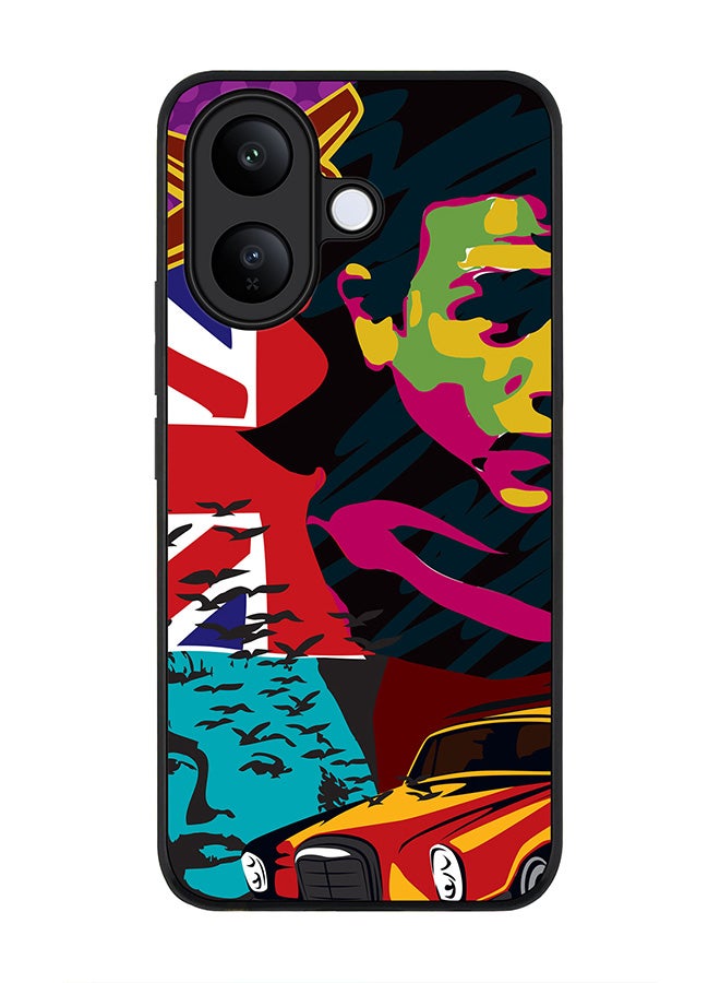 Stylizedd For vivo V60 Lite 5G / V60 Lite 4G Case,Slim fit Camera Protection, Shockproof Thin Phone cover  - Retro Spy - Image 1