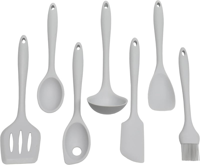 Chef Craft Premium Silicone Cooking Ladle, 11.25 inch, Gray - Image 5
