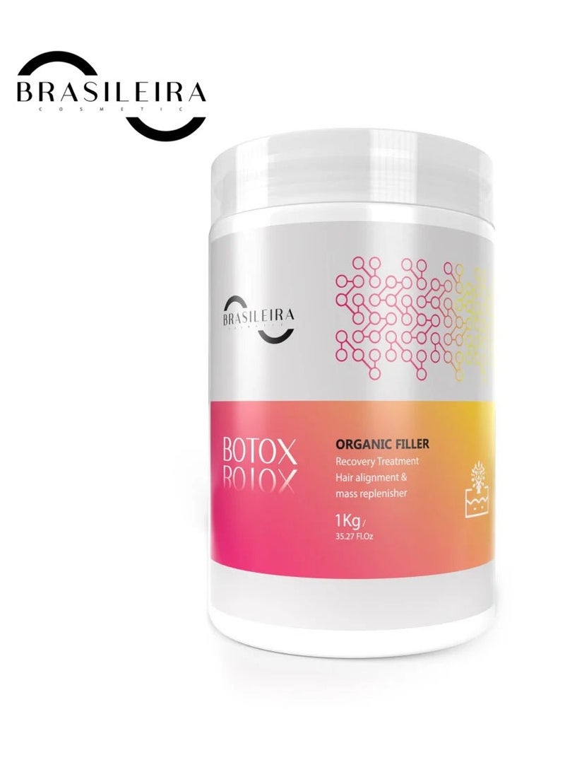BRASILEIRA Botox Organic Filler Recovery Treatment Hair Alignment Mass Replenisher